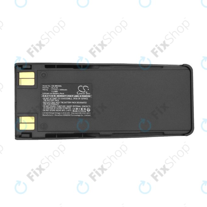 Batteria per Nokia 1260, 5120, 5110, 6210, 6310, 7100, BLS-2N, Li-Ion, 3.7V, 900mAh, HQ