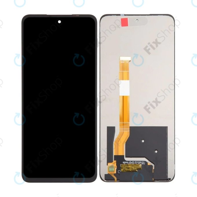 Schermo LCD per Oppo A58 CPH2577, Vetro touch senza cornice