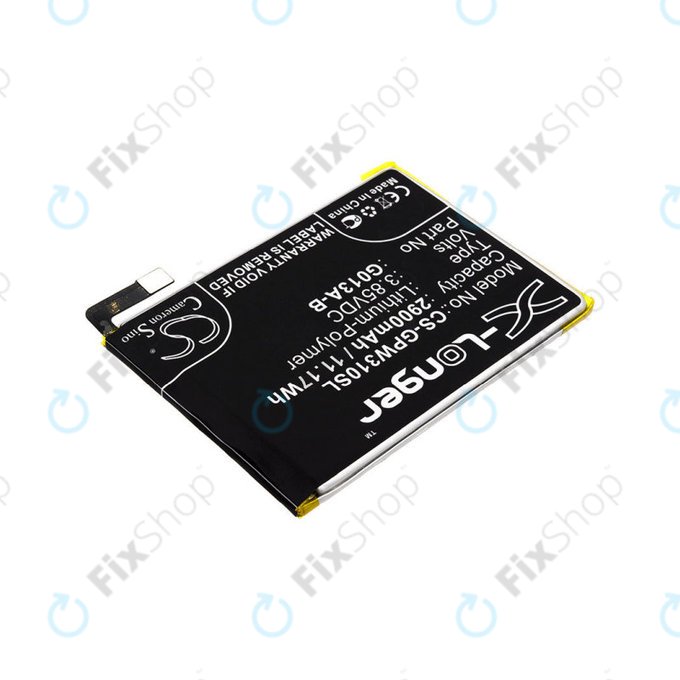 Batteria per Google Pixel 3, 2900mAh, Li-Pol, 3.85 V, G013A-B, HQ