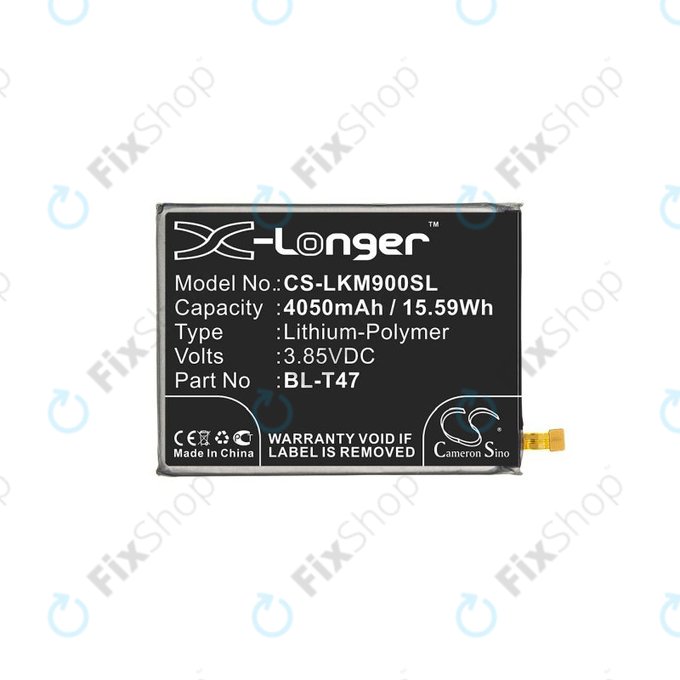 Batteria per LG Velvet 5G, BL-T47, 4050mAh, HQ