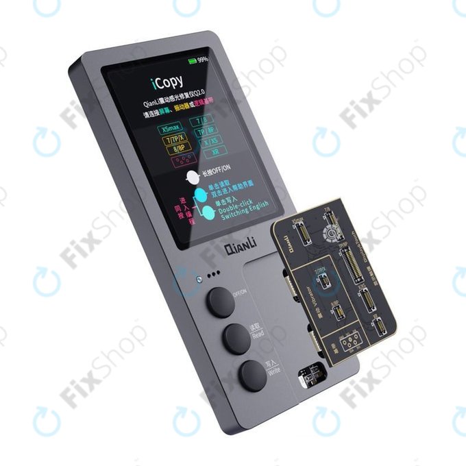 Programmatore True Tone, sensore di luminosità, vibrazione e tester batteria per iPhone 7 - 11 Pro Max, QianLi iCopy Plus 2.2