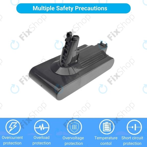 Batteria per Dyson V11, 299820, SV14, 970145-02, Li-Ion, 4200mAh, 25.2V, HQ