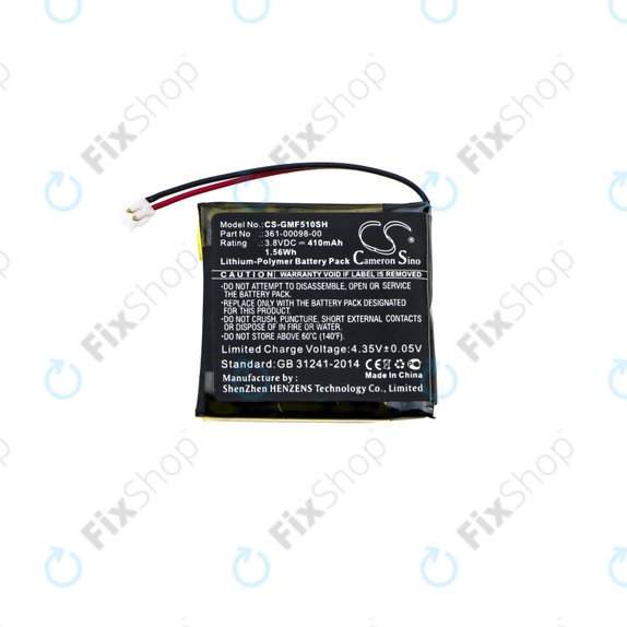 Batteria per Garmin Fenix 5X, 5X Running, 361-00098-00, 410mAh, HQ