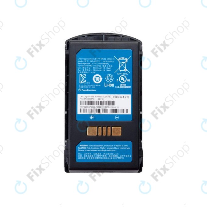 Batteria per Zebra MC3300, 5200mAh