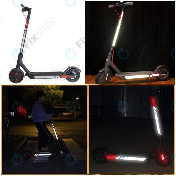 Adesivi riflettenti B per Xiaomi Mi Electric Scooter 1S, 2 M365, Essential, Pro, Pro 2