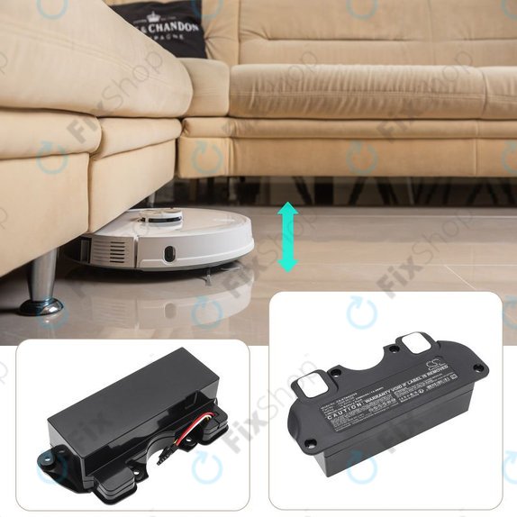 Batteria per ETA 4228 Navaggio Profi, 4228 00100, Li-Ion, 5200mAh, 14.4V, HQ