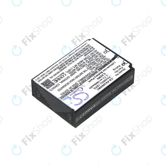 Batteria per Toshiba Camileo X200, X400, PA3985, Li-Ion, 1600mAh, 3.7V, HQ