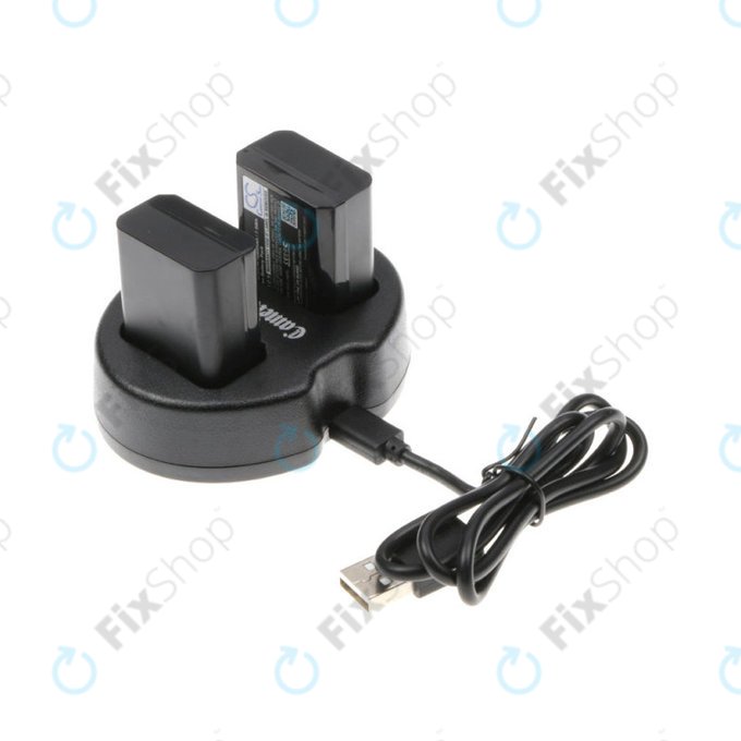 Batteria per Sony NEX-5, Alpha 7, NEX-7, 1030mAh, Li-Ion, 7.4V, NP-FW50, 2pz con caricabatterie, HQ