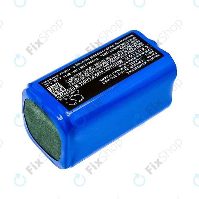 Batteria per Ecovacs Deebot N79, N79S, Eufy RoboVac-seriess, Proscenic 850-seriess, BFG-WSQ, ICR18650-26J-4S1P, UR18650ZY-4S1P-AAM, Li-Ion, 2600mAh, 14.4V, HQ