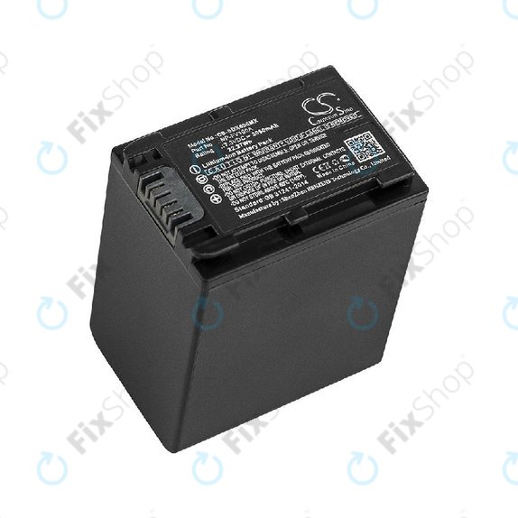 Batteria per Sony Fdr-Ax33, Sony Fdr-Ax40, NP-FV100A, Li-Ion, 3050mAh, 7.3V, HQ