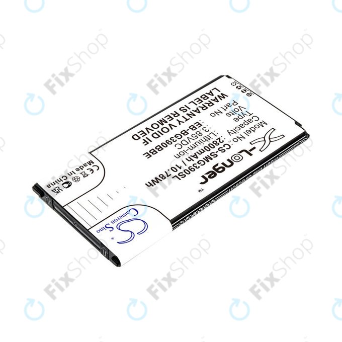 Batteria per Samsung Xcover 4, 4S, EB-BG390BBE, Li-Ion, 3.85V, 2800mAh, HQ