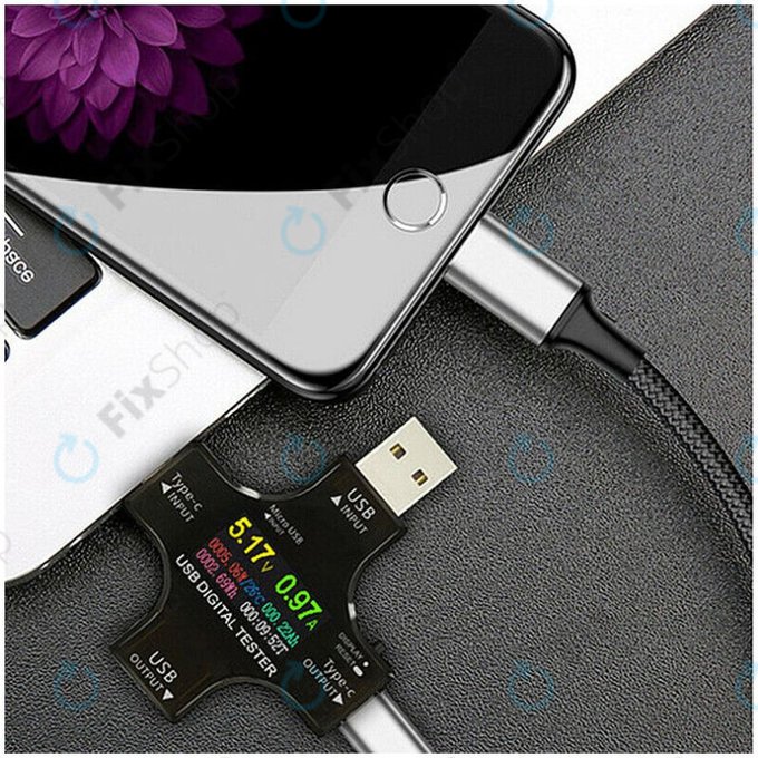 Tester digitale USB con USB-C e USB 3.0, Eversame 2in1