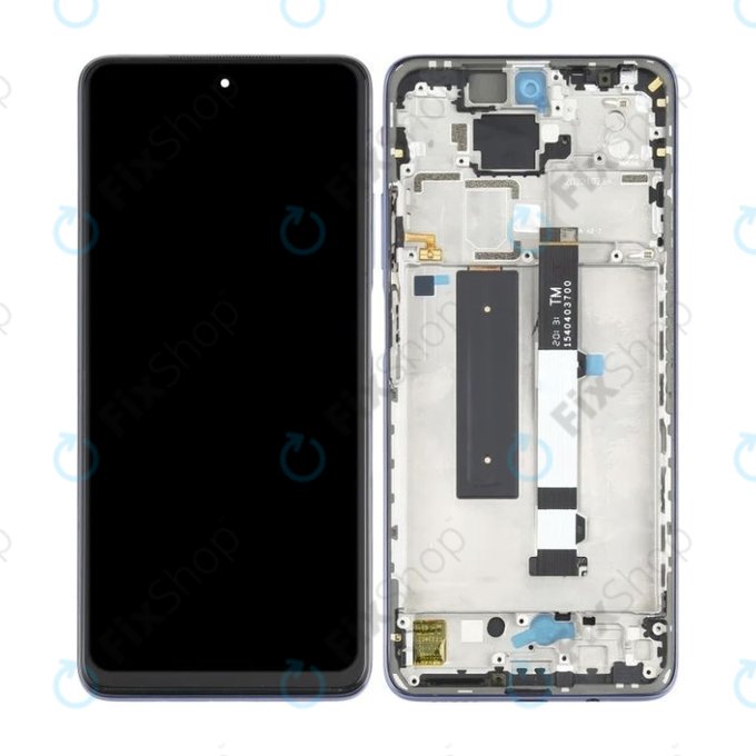 Schermo per Xiaomi Mi 10T Lite 5G, Pearl Gray, Vetro touch con cornice