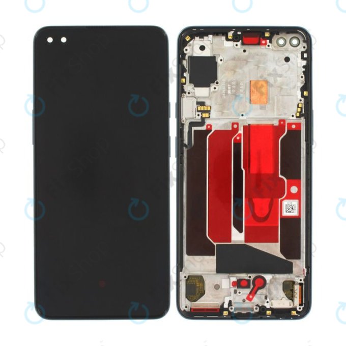 Schermo OLED per OnePlus Nord, Gray Onyx, Vetro touch con cornice