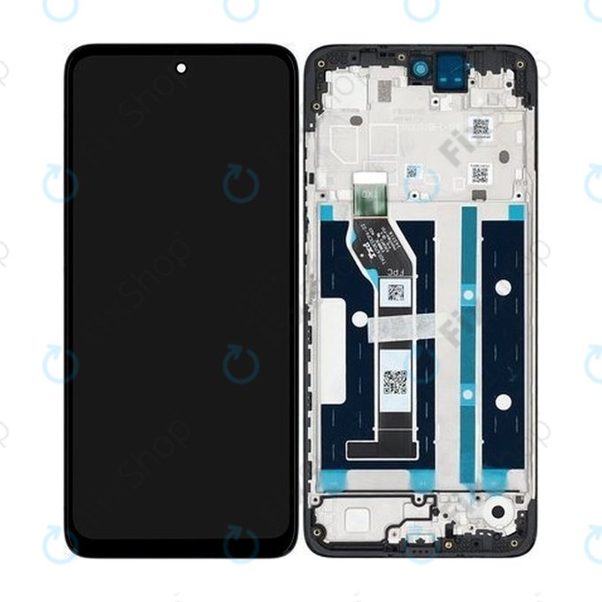 Schermo per Motorola Moto G05, Vetro touch con cornice, 5D68C29300, Genuine Service Pack