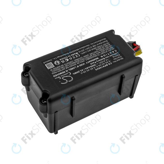 Batteria per Sencor SRV 9250, SRV 8250 SRV 6250 SRV 4250 Blaupunkt XSMART SRX 1002, Li-ion, 3000mAh, 14.4V, HQ