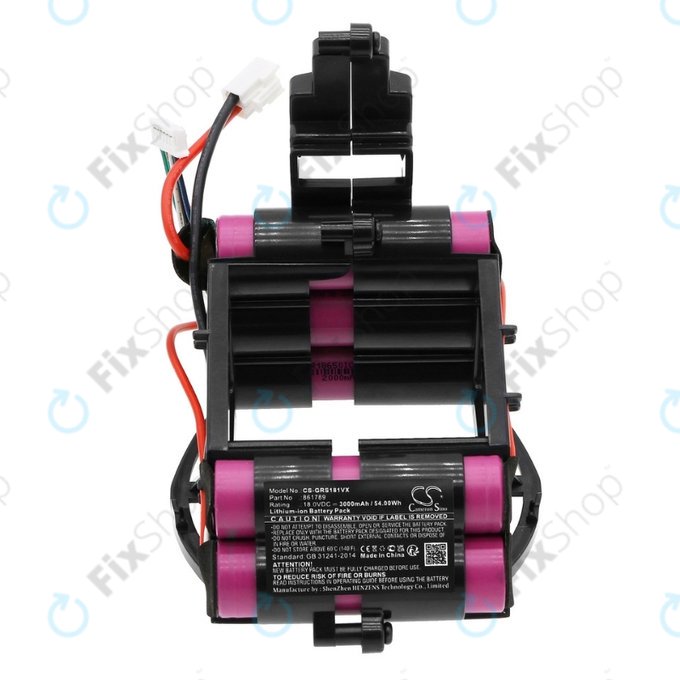 Batteria per Gorenje SVC-seriess, 861789, Li-Ion, 3000mAh, 18.0V, HQ