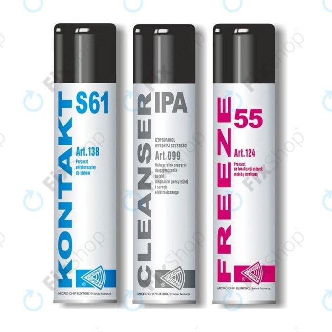 Set spray 3x600ml, Micro Chip Elektronic