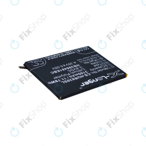 Batteria per Huawei Ascend Y6 2, Honor 5a, Huawei G7 Plus, HB396481EBC, Li-Pol, 3.8V, 3100mAh, HQ