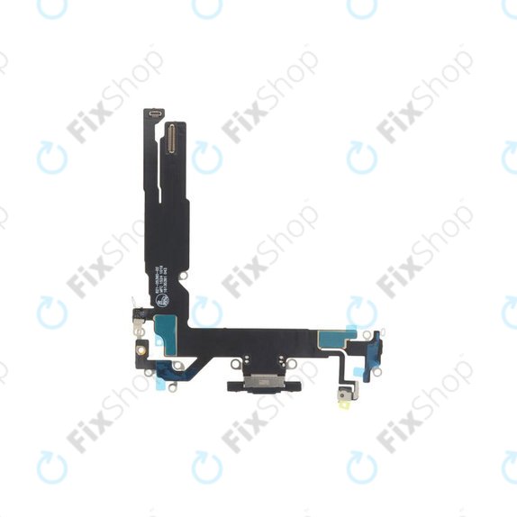 Connettore di ricarica con Cavo flex per iPhone 16, Black