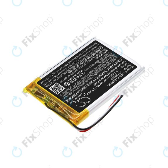 Batteria per FLIR C2, C3, T199369, Li-Pol, 1000mAh, 3.7V, HQ