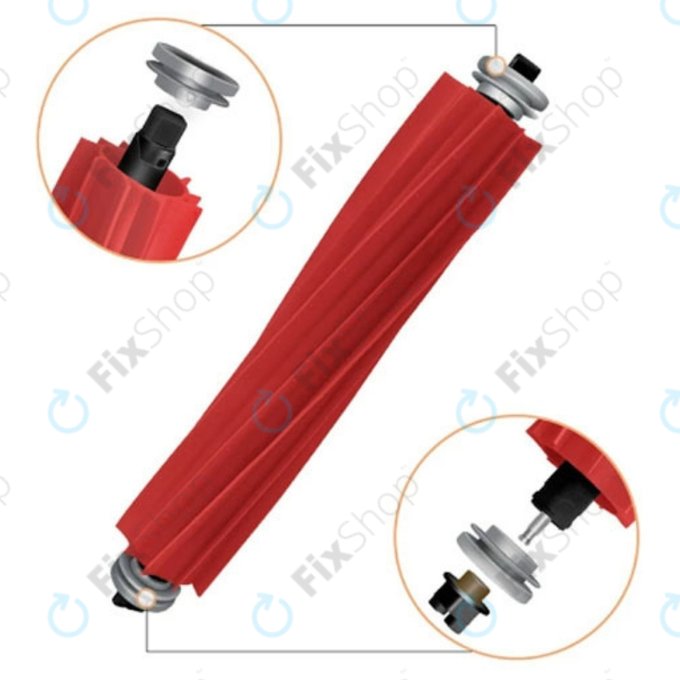Set di ricambio per Xiaomi RobGoldck Q7+, Q7 Max, Q7 Max+ (2x spazzola principale, 4x filtro, 4x spazzola laterale - White, 4x panno lavapavimenti, 4x sacchetto raccoglipolvere)