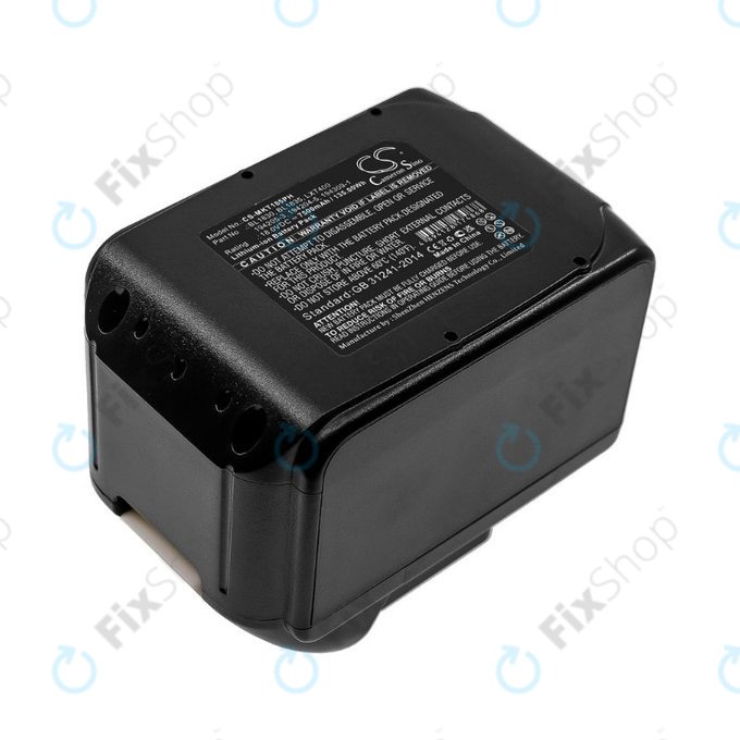 Batteria per Makita 18V, BL1830, BL1835, LXT400, 194205-3, 194204-5, 194309-1, Li-Ion, 7500mAh, 18.0V, HQ