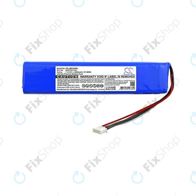 Batteria per JBL Xtreme, Li-Pol, 5000mAh, HQ