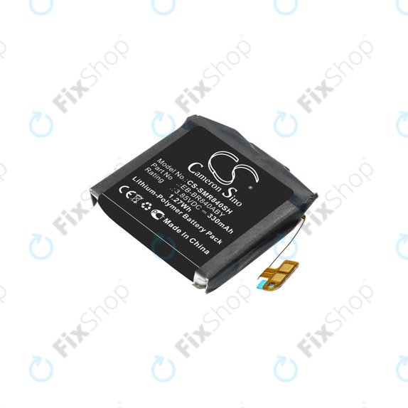 Batteria per Samsung Galaxy Watch 3 45mm R840, R845, 330mAh, Li-Pol, 3.85 V, EB-BR840ABY, HQ