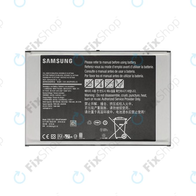 Batteria per Samsung Galaxy Tab Active 4 Pro 5G T630, T636, EB-BT545ABY, GH43-04969B, GH43-04978B, 7600mAh, Genuine Service Pack