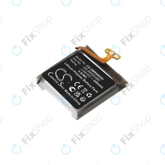 Batteria per Samsung Galaxy Watch 4 40mm, Watch4 Classic 42mm, 240mAh, Li-Pol, 3.88V, EB-BR880ABE, HQ, 240mAh, EB-BR880ABE