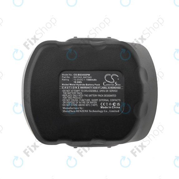 Batteria per Bosch 12V, BAT043, BAT045, 1500mAh