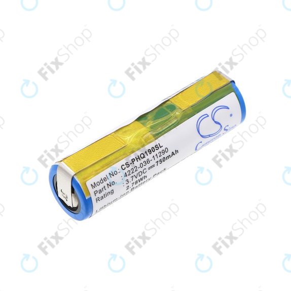 Batteria per Philips 8895XL, 036-11290, Li-Ion, 750mAh, 3.7V, HQ