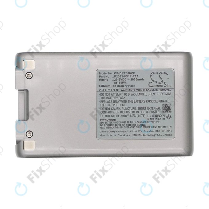 Batteria per Dreame T30, P2033-8S1P-PAA, Li-Ion, 2900mAh, 29.6V, HQ