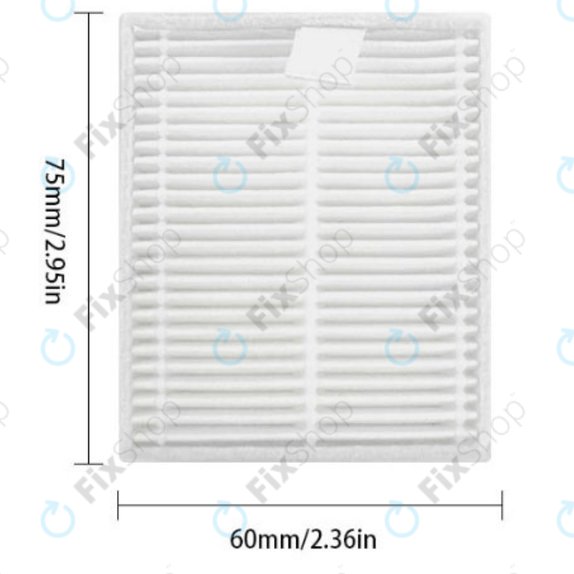 Filtro polvere, 2 pz. per Xiaomi Roborock Q7 M5, Q7 M5+, Q7 L5, Q7 L5+