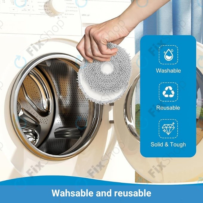 Panno lavapavimenti, 2 pz. per iRobot Roomba Plus 505, 507, 405, 4020