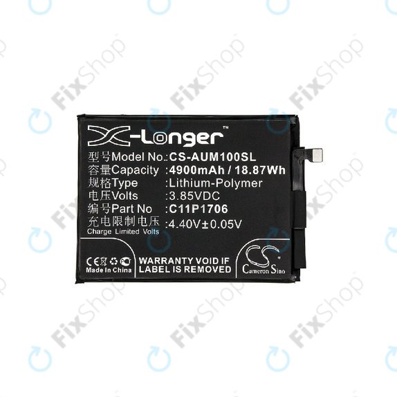 Batteria per Asus Zenfone Max Pro M1 ZB602KL, 0B200-02870200, Li-Pol, 3.85V, 4900mAh, HQ