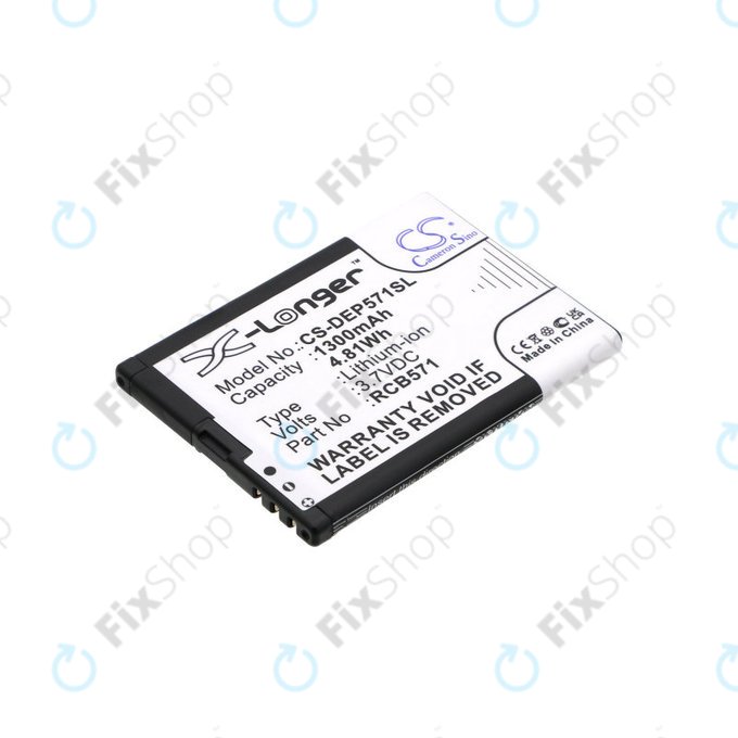 Batteria per CPA Halo 11, 1300mAh, Li-Ion, 3.7 V, RCB571, HQ