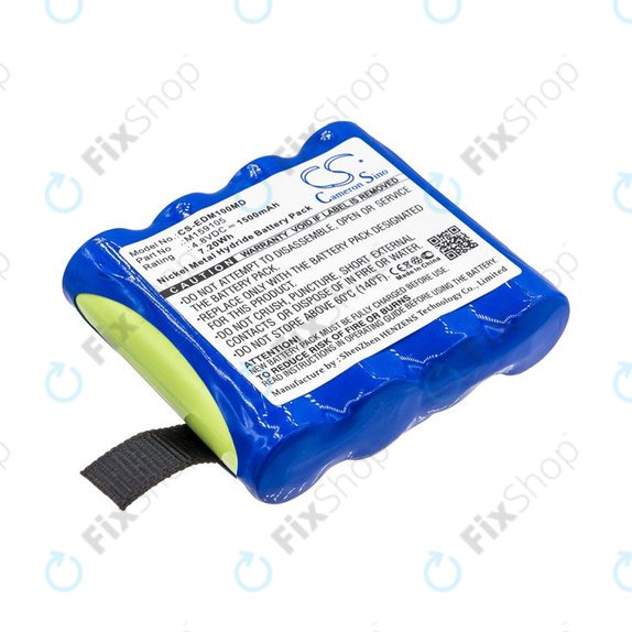 Batteria per Edan Cs-01, Edan H100, Edan H100b, Edan H100n, 4XNR49AA1500P, Ni-MH, 1500mAh, 4.8V, HQ