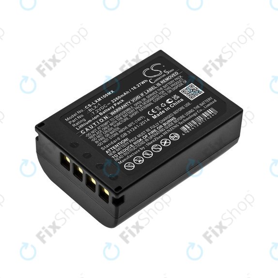 Batteria per Olympus OM SYSTEM OM-1, OM-1 Mirrorless, BLX-1, Li-Ion, 2260mAh, 7.2V, HQ
