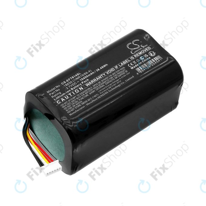 Batteria per Eufy Cam 2 Pro, T8140r, 18650 (1INR19/66-4), Li-Ion, 10400mAh, 3.7V, HQ