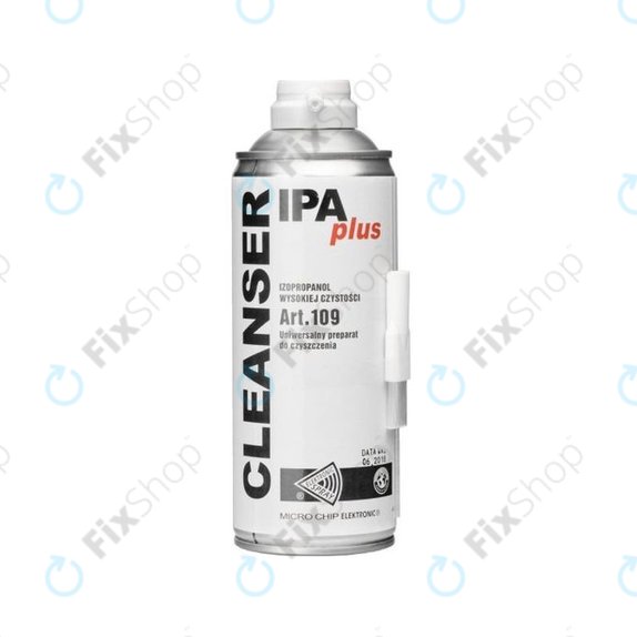 Spray detergente con spazzola Isopropanolo 100% 400ml, Cleanser IPA Plus