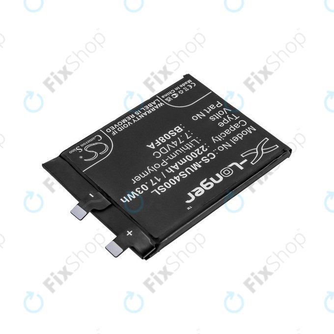 Batteria per Xiaomi Black Shark 4, 2200mAh, Li-Pol, 7.74 V, BS08FA, HQ