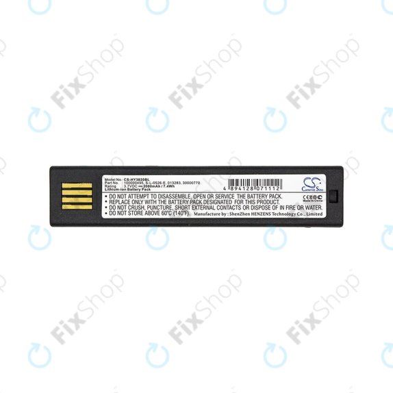 Batteria per Honeywell 1202g, 1452G, 1472G, 1902GHD/GSR, 1911i, 1981i, 3820/i, 4620, 4820/i, 5620, 6320, 8675i, Xenon 3820/i, 4820/i, 5620, 6320 100000495, S-L-0526-E, HO48L1-G, 2000mAh, HQ
