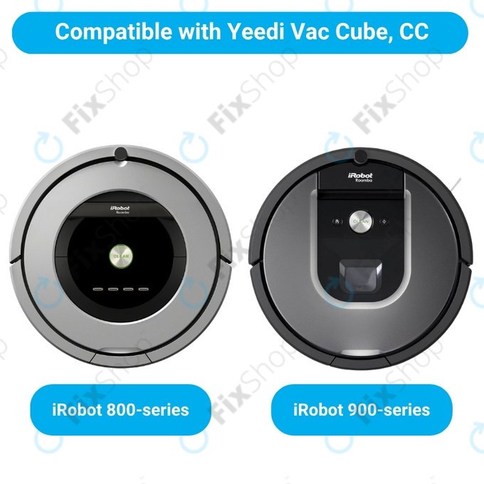 Set di ricambi per iRobot Roomba 800, 900-series (2 paia di spazzole principali, 4x filtro, 4x spazzola laterale)