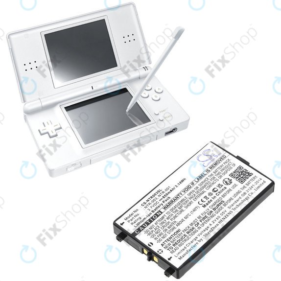 Batteria per Nintendo, NTR-003, Li-Ion, 850mAh, 3.7V, HQ