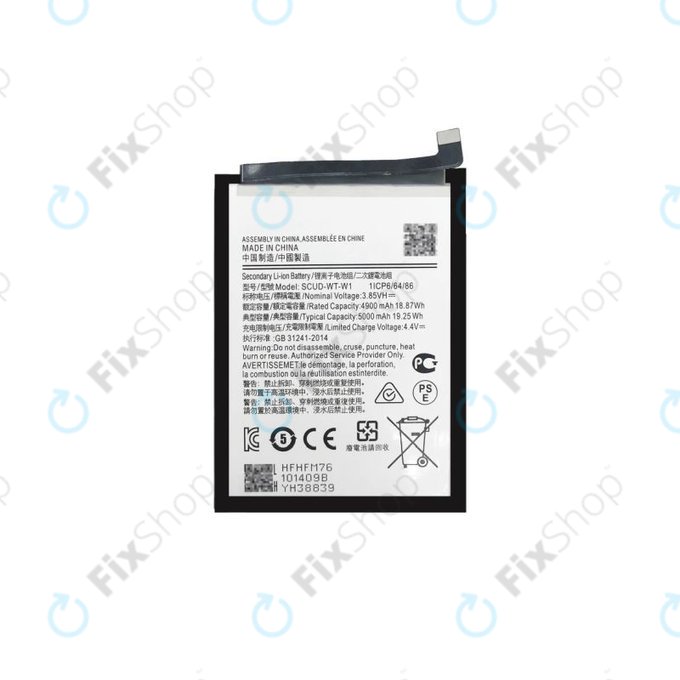 Batteria per Samsung A22 5G A226B, EB-BA226ABY, SCUD-WT-W1, 5000mAh