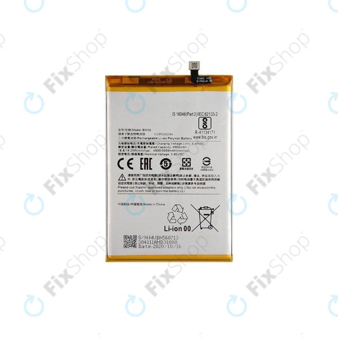 Batteria per Xiaomi Redmi 9C, 9A, BN56, 5000mAh