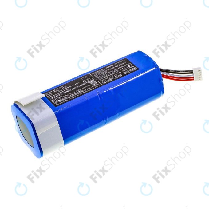Batteria per Ecovacs Deebot Ozmo-seriess, T-seriess, N-seriess, Yeedi Vac 2 Pro, S10-Li-144-5200, Li-Ion, 5200mAh, 14.4V, HQ