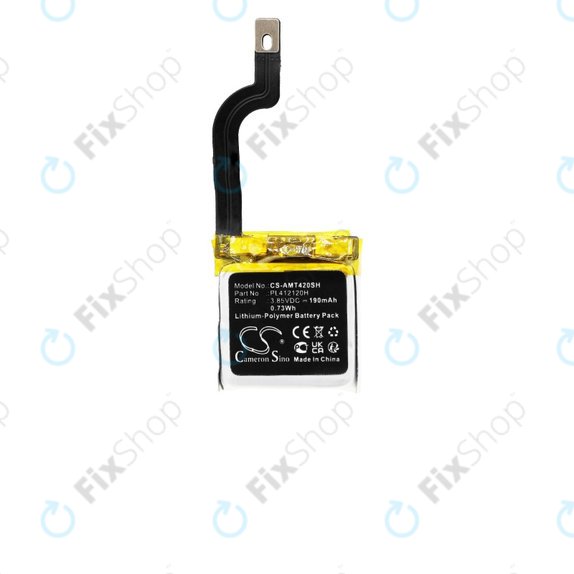 Batteria per Amazfit GTR 42mm, PL412120H, Li-Pol, 190mAh, 3.85V, HQ